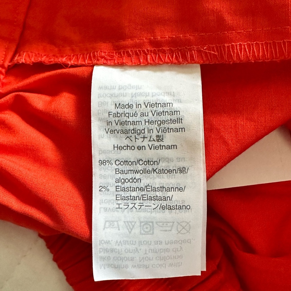 J. Crew Reddish/Orange Women's Shorts with Tie - Picture 7 of 8